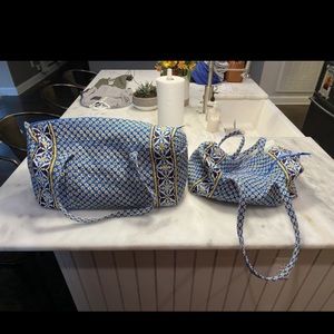 2 Blue Vera Bradley Duffel Bags